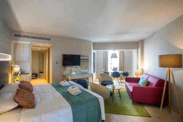 Junior Suite at Leonardo Laura Beach & Splash Resort with inland view