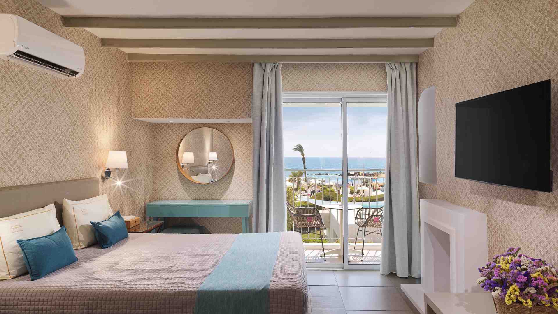 Beautiful bungalow interior decor at Leonardo Plaza Cypria Maris