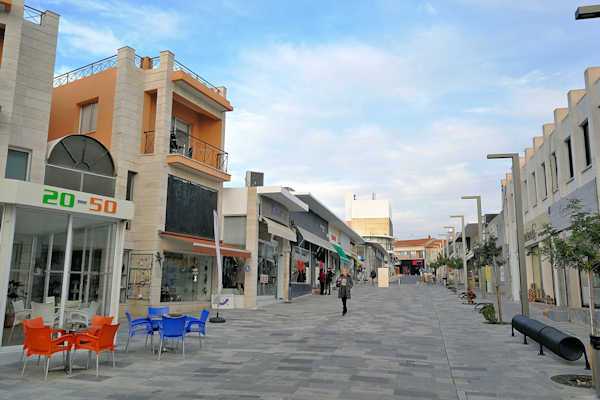 The old market of the Paphos town